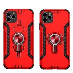 Wholesale Airvent Holder 360 Ring Stand Armor Case with Magnetic Metal Plate for iPhone 11 6.1 (Red)